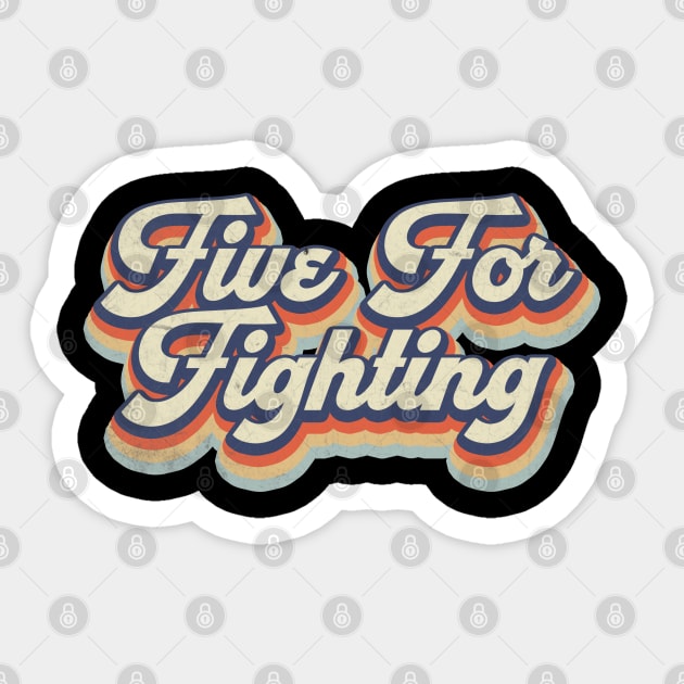 Retro Pattern Fighting 70s 80s 90s Birthday Classic Style Sticker by Friday The 13th